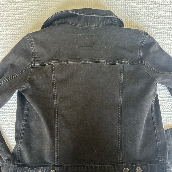 Banana republic black denim jacket - Picture 5 of 6